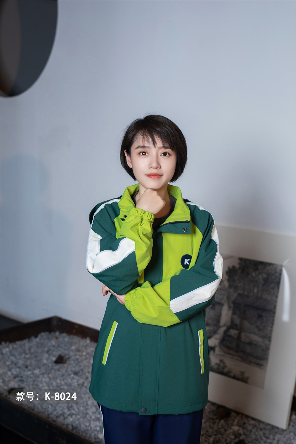 冲锋衣校服园服k8024